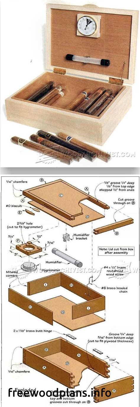 55 Fine Woodworking Humidor 2019 | Humidor plans, Beginner woodworking projects, Woodworking plans