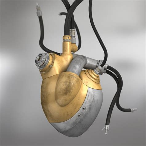 3D Model Mechanical Heart - 3D Model | 3d model, Mechanic, Stepford wife