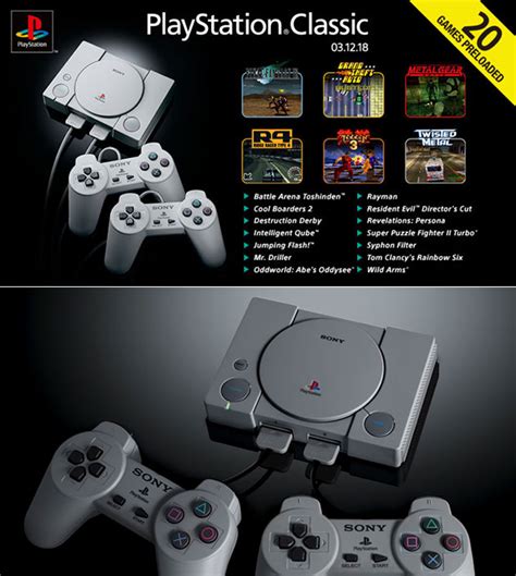 PlayStation Classic Games List Revealed, Has Total of 20, Including Metal Gear Solid and GTA ...