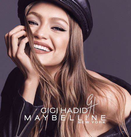 Gigi Hadid GigixMaybelline Makeup Collaboration Campaign