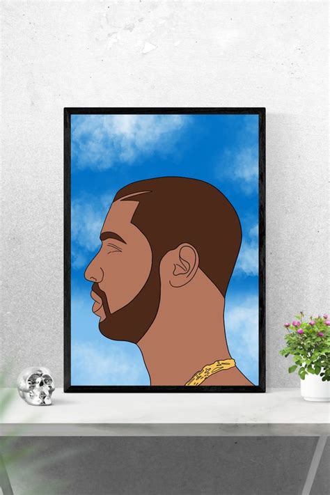 Drake Poster | Nothing Was The Same Drawing Album Cover Drizzy | A5 A4 ...