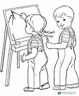 Kids Coloring Pages sketch template
