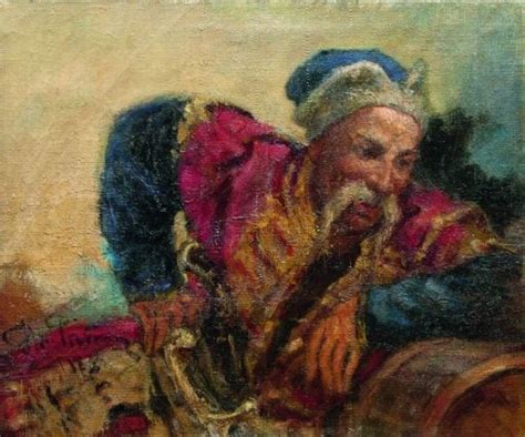 The Cossack Painting | Ilia Efimovich Repin Oil Paintings