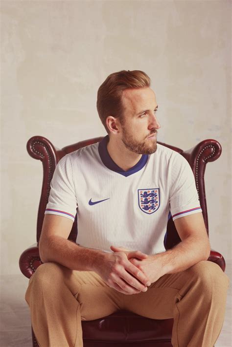 England Euro 2024 Kit Home T Shirt - Ursa Verina