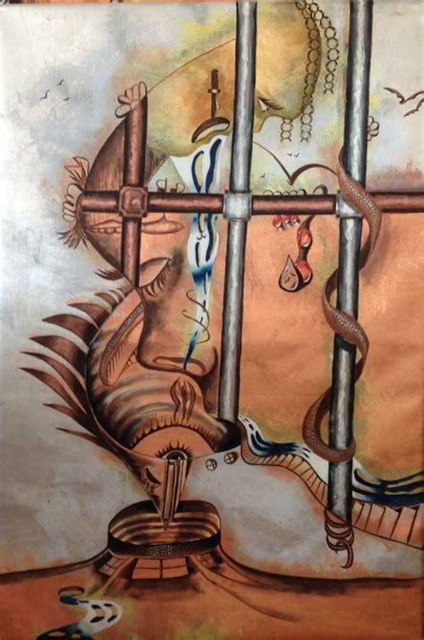 The prison Painting by erol yıldırım | Saatchi Art