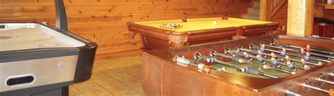 Pigeon Forge Cabin Rentals - Game Rooms | Cathy's Cabins