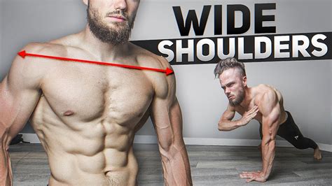 GET WIDE Shoulders in 10 minutes (HOME WORKOUT. NO EQUIPMENT) - YouTube