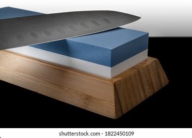 Sharpening Japanese Knife On Whetstone Stock Photo 1822450109 | Shutterstock
