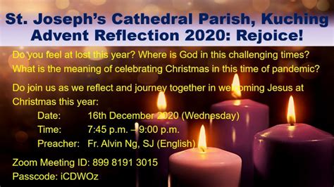 The Roman Catholic Archdiocese of Kuching | Advent Reflection: Rejoice! (St Joseph’s Cathedral ...