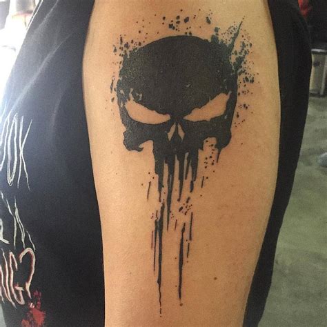 Bold and Fearless: Punisher Skull Tattoo Ideas