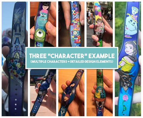 Custom Hand-painted Disney Magic Band made to Order | Etsy