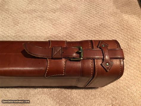 Vintage Leather-covered Rifle Case