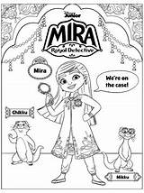 Kids N Funcom  8 coloring Pages Of Mira Royal Detective sketch template