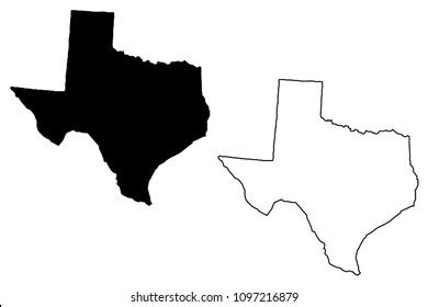 9,679 Outline Of State Of Texas Images, Stock Photos, 3D objects, & Vectors | Shutterstock