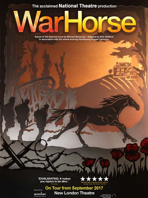 War Horse Theatre Poster - Lydia Hopwood Illustration