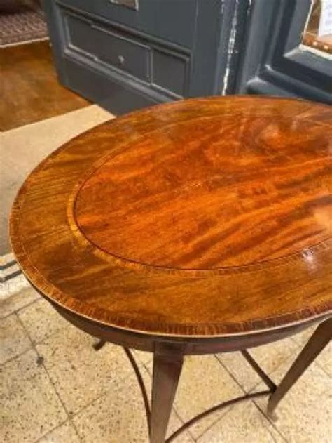 Georgian Satinwood Oval Occasional Table Circa 1800 in General