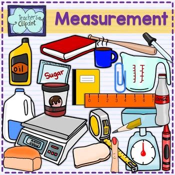 Relative Measurement Tools and examples Clip Art by Teacher's Clipart