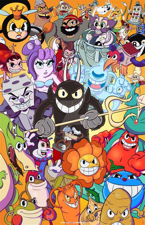 Cuphead Bosses Fan Piece - Final by BrianLee88 on DeviantArt