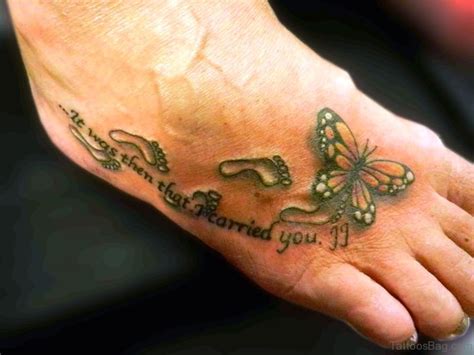 Footprints In The Sand Tattoo