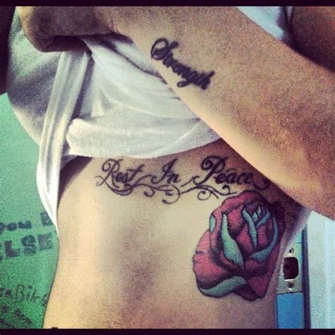 Rip tattoo. Rose. Tattoo love | Tattoos, Rip tattoo, Flower tattoo