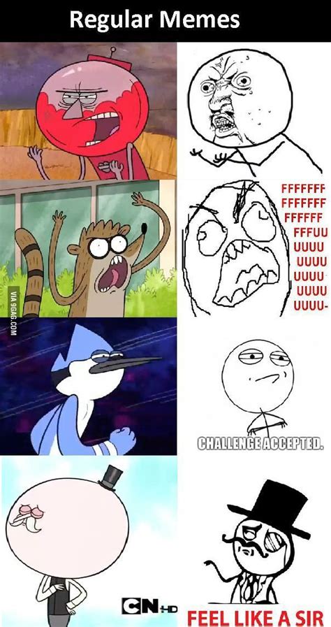 Some Regular Memes. | Regular show memes, Regular show anime, Regular show