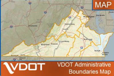 VDOT Administrative Boundaries Map