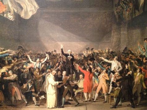 The Tennis Court Oath (1791) by Jacques-Louis David. | French revolution, Learning french for ...