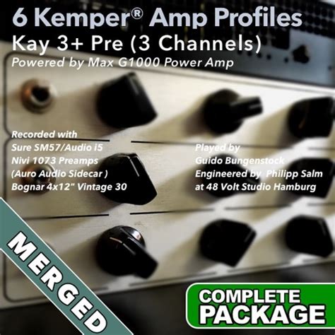 Stream Kemper Amp Profiles of the Kay 3+ Pre-Merged by Guido Bungenstock | Listen online for ...