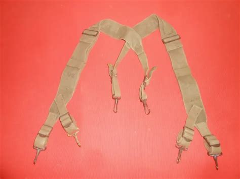 U.S.ARMY* : 1951 KOREAN WAR , M-1936 SUSPENDERS ,MILITARIA ''used'' ,, $34.99 - PicClick