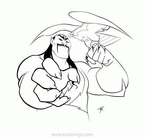 Shan Yu from Mulan Coloring Pages - XColorings.com