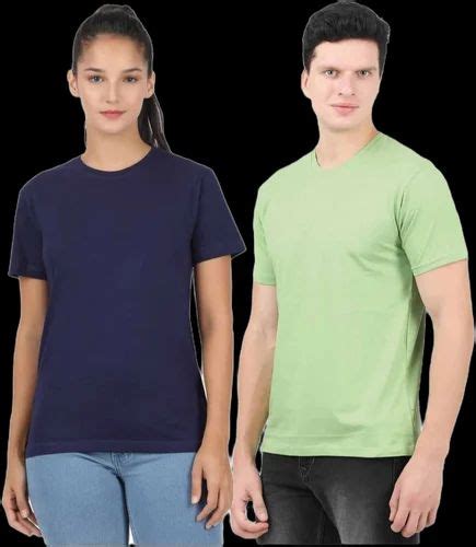 Round 12 colors Unisex Plain T Shirt, Half Sleeves at Rs 173/piece in Noida