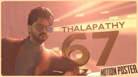 THALAPATHY 67 MOTION POSTER | LEO - Bloody Sweet | Thalapathy Vijay ...