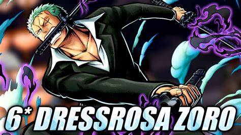 CRIT-MACHINE 6* Dressrosa Zoro Gameplay ft. Farhan OPBR | One Piece Bounty Rush OPBR - YouTube