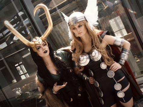 Female Loki And Thor Cosplay