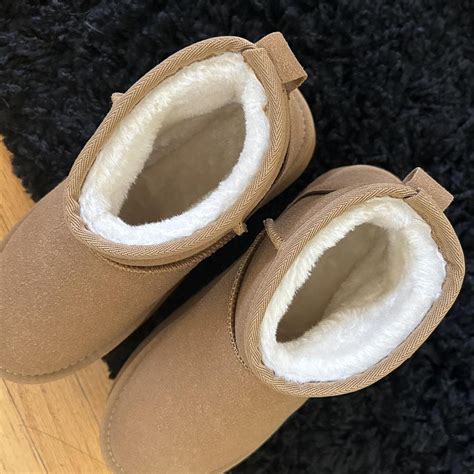 NEW off-brand ugg boots (size 7, but fits size 6... - Depop