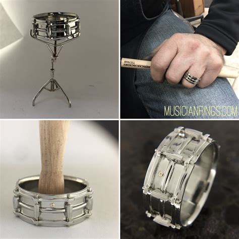 DRUM Jewelry - MUSICIANRINGS BY ATLAS | Drummer gifts, Jewelry, Drums