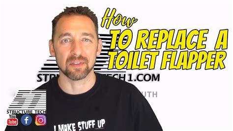 How to replace a toilet flapper - YouTube