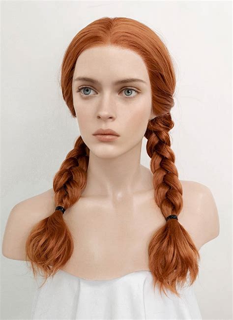 Stranger Things Max Mayfield Ginger Wavy Lace Synthetic Wig LFK5531A ...