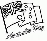 Australia Flag Coloring Page  Home sketch template