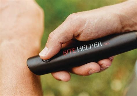 Bite Helper instantly removes the itch from mosquito bites