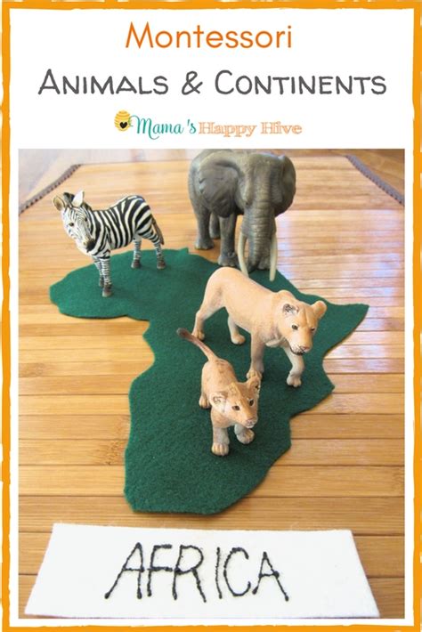 Montessori Animals and Continents Plus an Amazing Printable Bundle