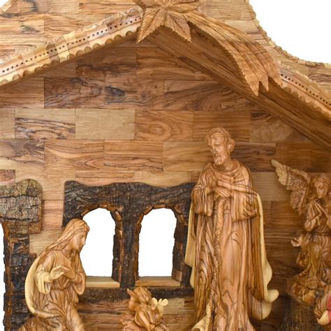 Carved Wood Nativity Sets