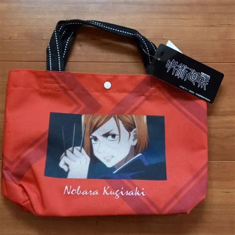 JAPAN ANIME JUJUTSU Kaisen Nobara kugisaki Red Lunch tote bag difficult to get $9.80 - PicClick