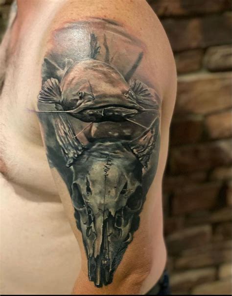 Hunting and Fishing | Hunting tattoos, Catfish tattoo, Art tattoo