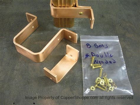 DSB Copper Downspout Brackets - The New CopperShoppe.com