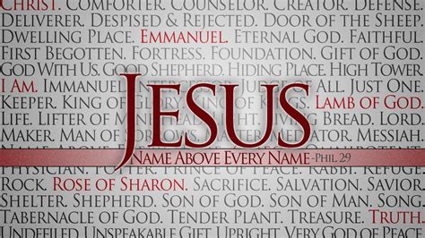 Names Of Jesus