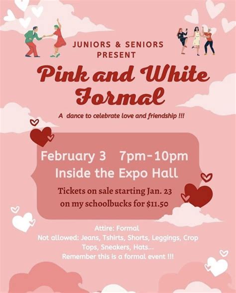 Pink and White Formal: Valentine’s Day Dance – The OCSA Ledger
