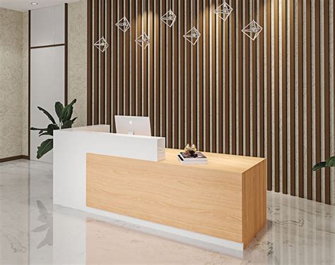 L Shaped Reception Counter Beech Buy New Office Recep - vrogue.co