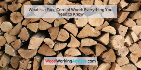 What is a Face Cord of Wood: Everything You Need to Know – Woodworking ...