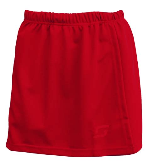 Stadium Netball Skirt-Red | McCracken's